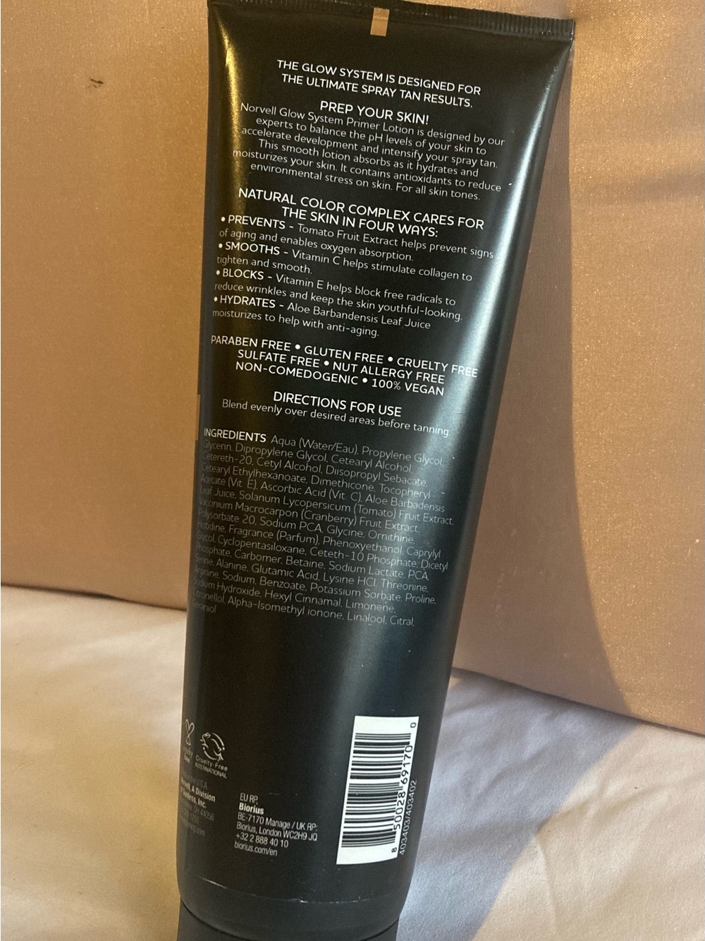 Norvell Glow System Enhancing Primer - Spray Tan prep cream - Picture 2 of 2